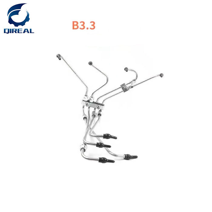 Excavator Spar Part 6WG1 direct injection high pressure oil pipe