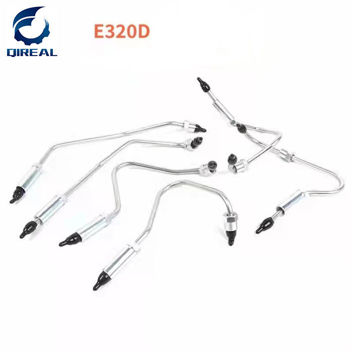 E320D Excavator Diesel engine parts EFI high pressure fuel pipe