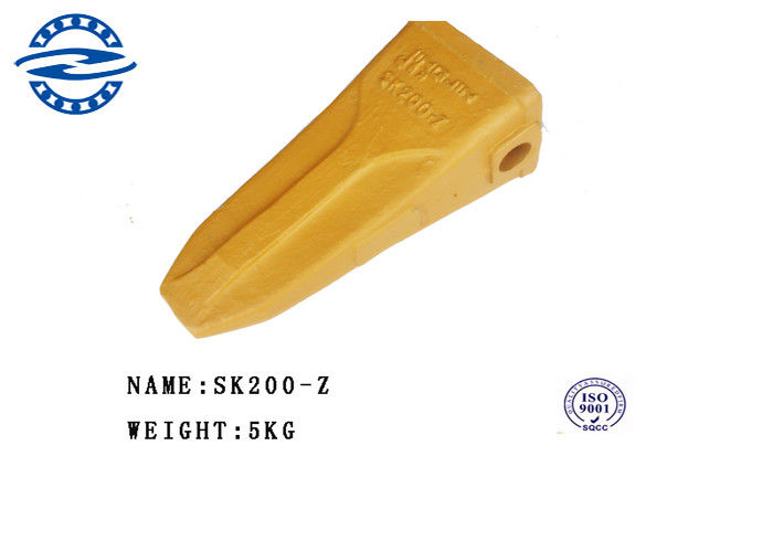 Alloy Steel Excavators Spare Parts , Excavator Bucket Teeth SK200 SK210 SK230
